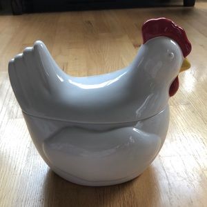 Easter Chicken Cookie Jar Ceramic Rooster Chicken